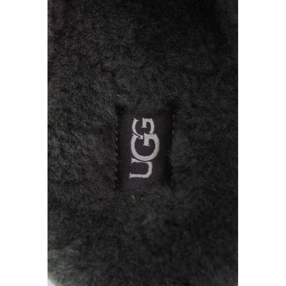 UGG Australia Mens Sheepskin Suede Slide On Hyde Slipper Shoes Brown Size 10 - Picture 5 of 10